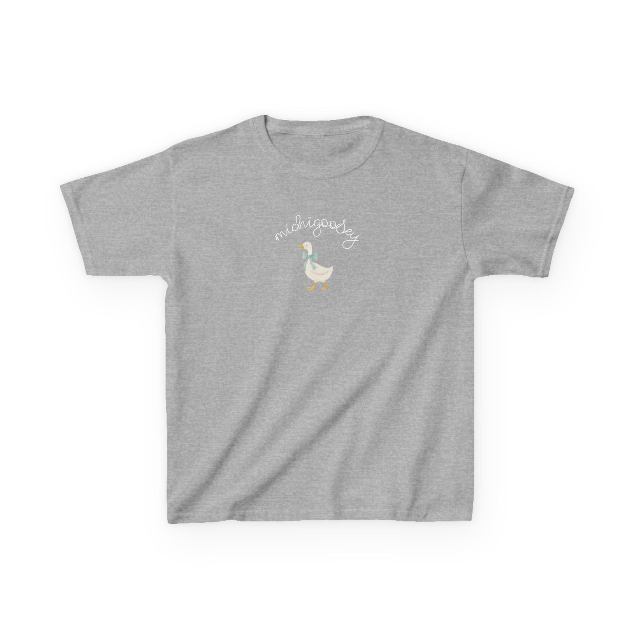 Kids Silly Goose Tee "Michigoosey" Graphic Kids T-Shirt, apparel for Michigan kids Kids clothes La Vie Bien Kids Silly Goose Tee "Michigoosey" Graphic Kids T-Shirt, apparel for Michigan kids