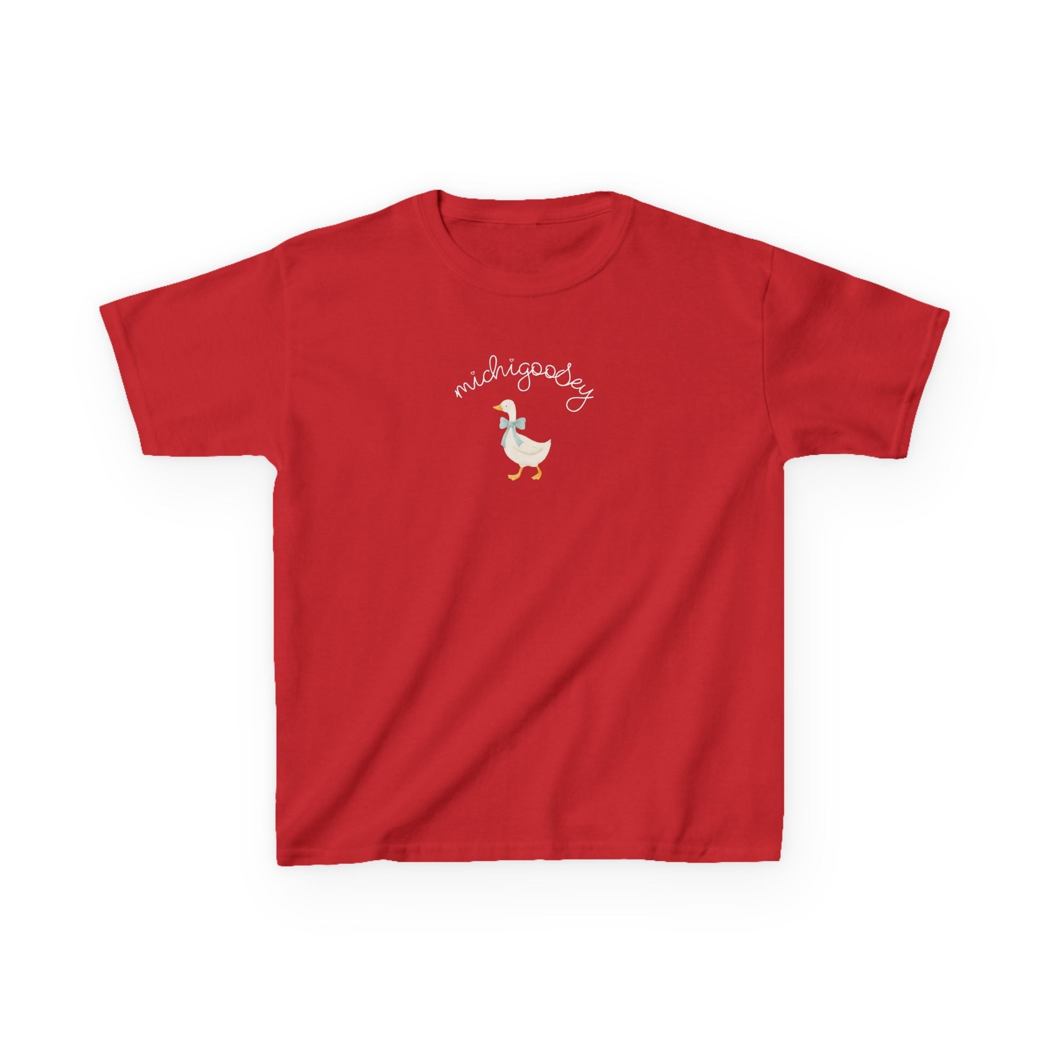 Kids Silly Goose Tee "Michigoosey" Graphic Kids T-Shirt, apparel for Michigan kids Kids clothes La Vie Bien Kids Silly Goose Tee "Michigoosey" Graphic Kids T-Shirt, apparel for Michigan kids