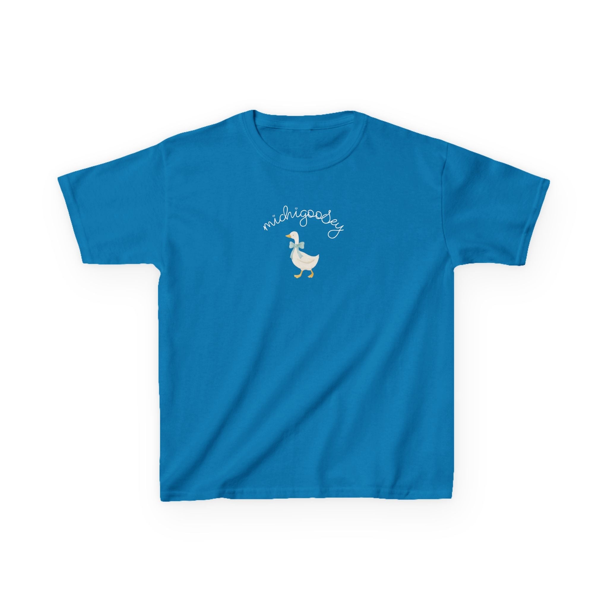 Kids Silly Goose Tee "Michigoosey" Graphic Kids T-Shirt, apparel for Michigan kids Kids clothes La Vie Bien Kids Silly Goose Tee "Michigoosey" Graphic Kids T-Shirt, apparel for Michigan kids
