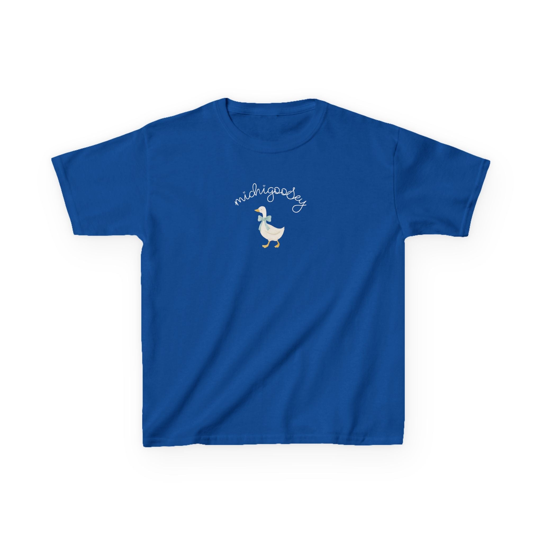 Kids Silly Goose Tee "Michigoosey" Graphic Kids T-Shirt, apparel for Michigan kids Kids clothes La Vie Bien Kids Silly Goose Tee "Michigoosey" Graphic Kids T-Shirt, apparel for Michigan kids