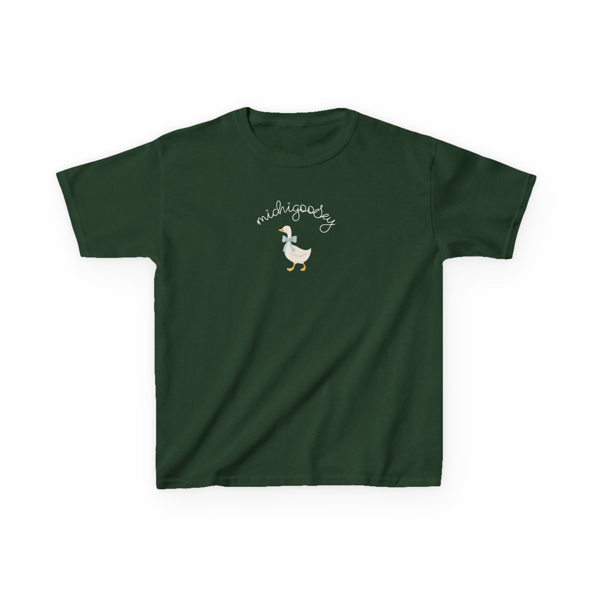 Kids Silly Goose Tee "Michigoosey" Graphic Kids T-Shirt, apparel for Michigan kids Kids clothes La Vie Bien Kids Silly Goose Tee "Michigoosey" Graphic Kids T-Shirt, apparel for Michigan kids