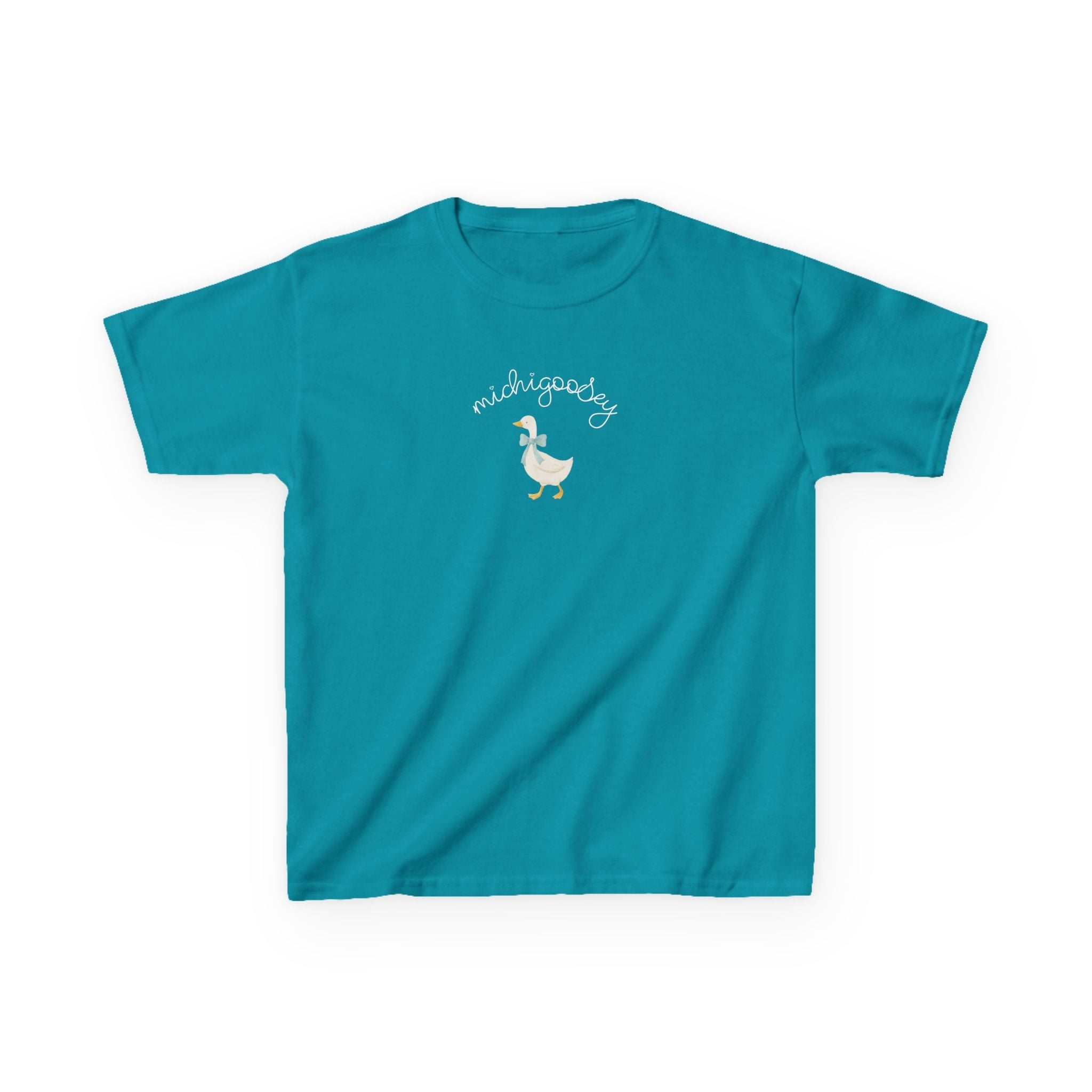 Kids Silly Goose Tee "Michigoosey" Graphic Kids T-Shirt, apparel for Michigan kids Kids clothes La Vie Bien Kids Silly Goose Tee "Michigoosey" Graphic Kids T-Shirt, apparel for Michigan kids