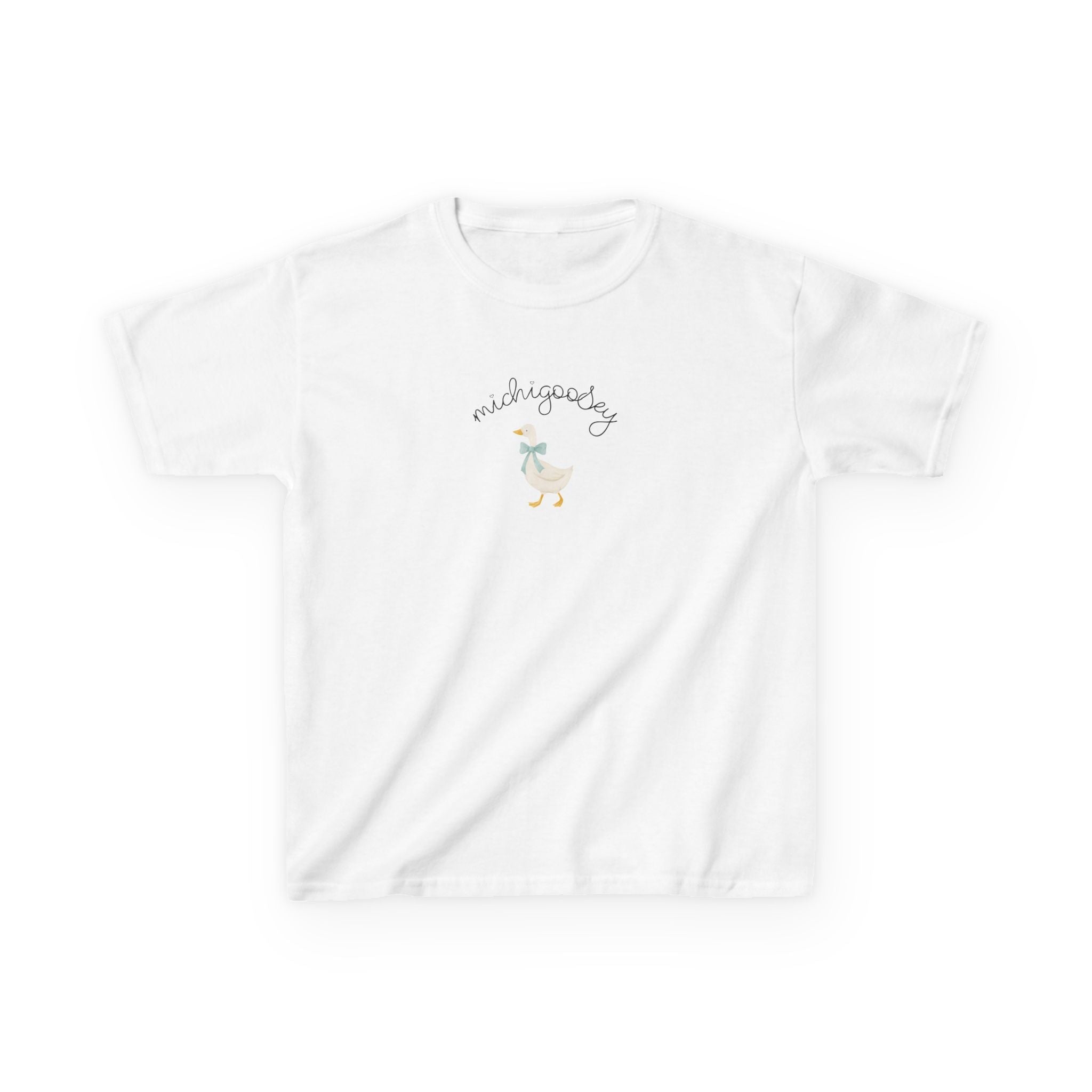 Kids Silly Goose Tee "Michigoosey" Graphic Kids T-Shirt, apparel for Michigan kids Kids clothes La Vie Bien Kids Silly Goose Tee "Michigoosey" Graphic Kids T-Shirt, apparel for Michigan kids