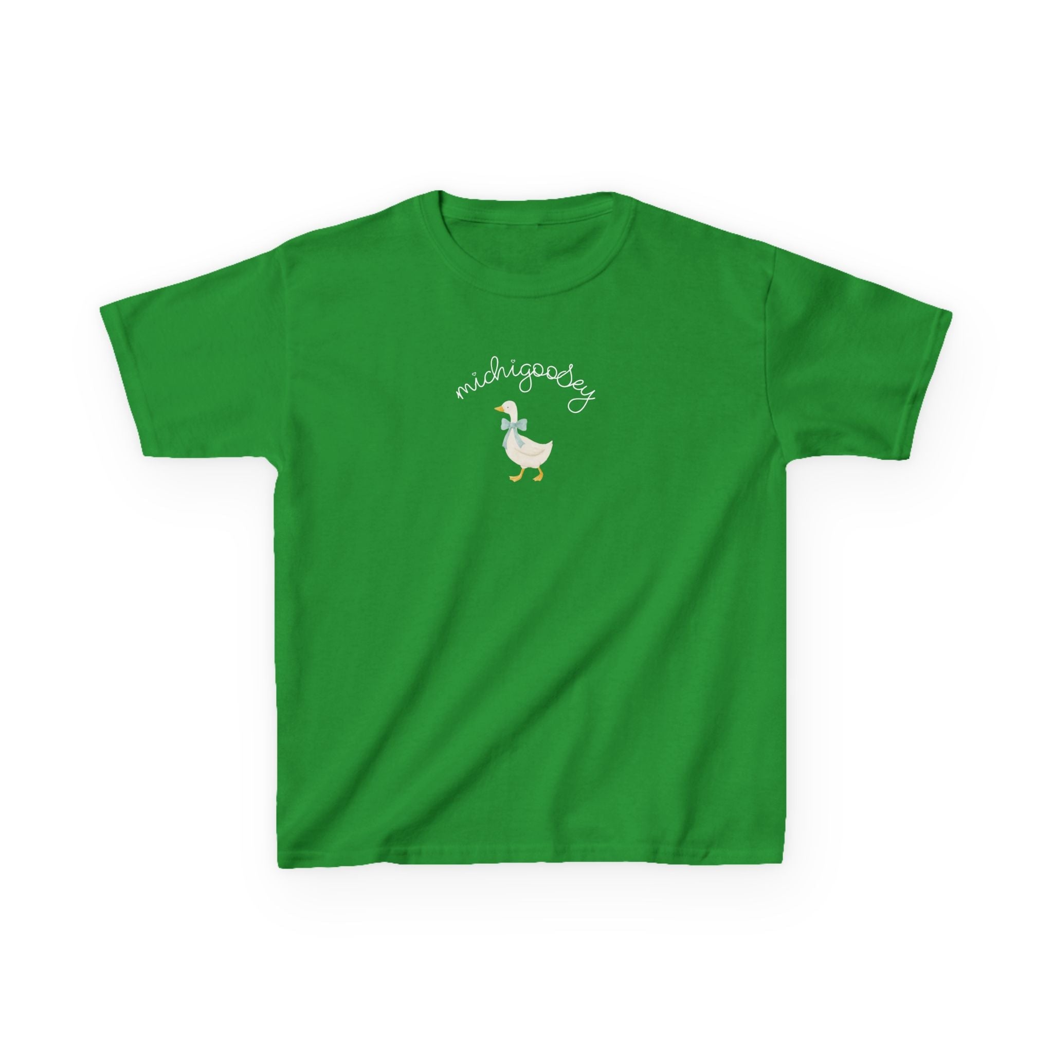 Kids Silly Goose Tee "Michigoosey" Graphic Kids T-Shirt, apparel for Michigan kids Kids clothes La Vie Bien Kids Silly Goose Tee "Michigoosey" Graphic Kids T-Shirt, apparel for Michigan kids
