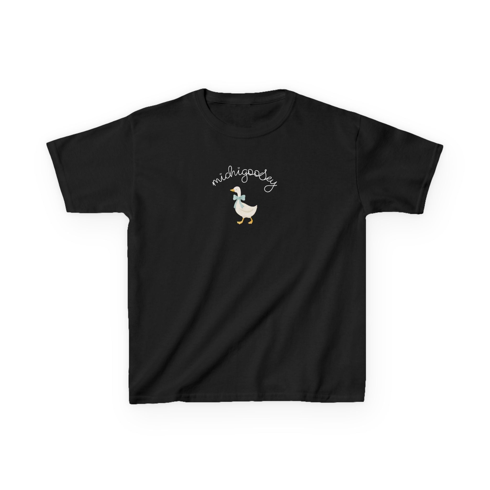 Kids Silly Goose Tee "Michigoosey" Graphic Kids T-Shirt, apparel for Michigan kids Kids clothes La Vie Bien Kids Silly Goose Tee "Michigoosey" Graphic Kids T-Shirt, apparel for Michigan kids