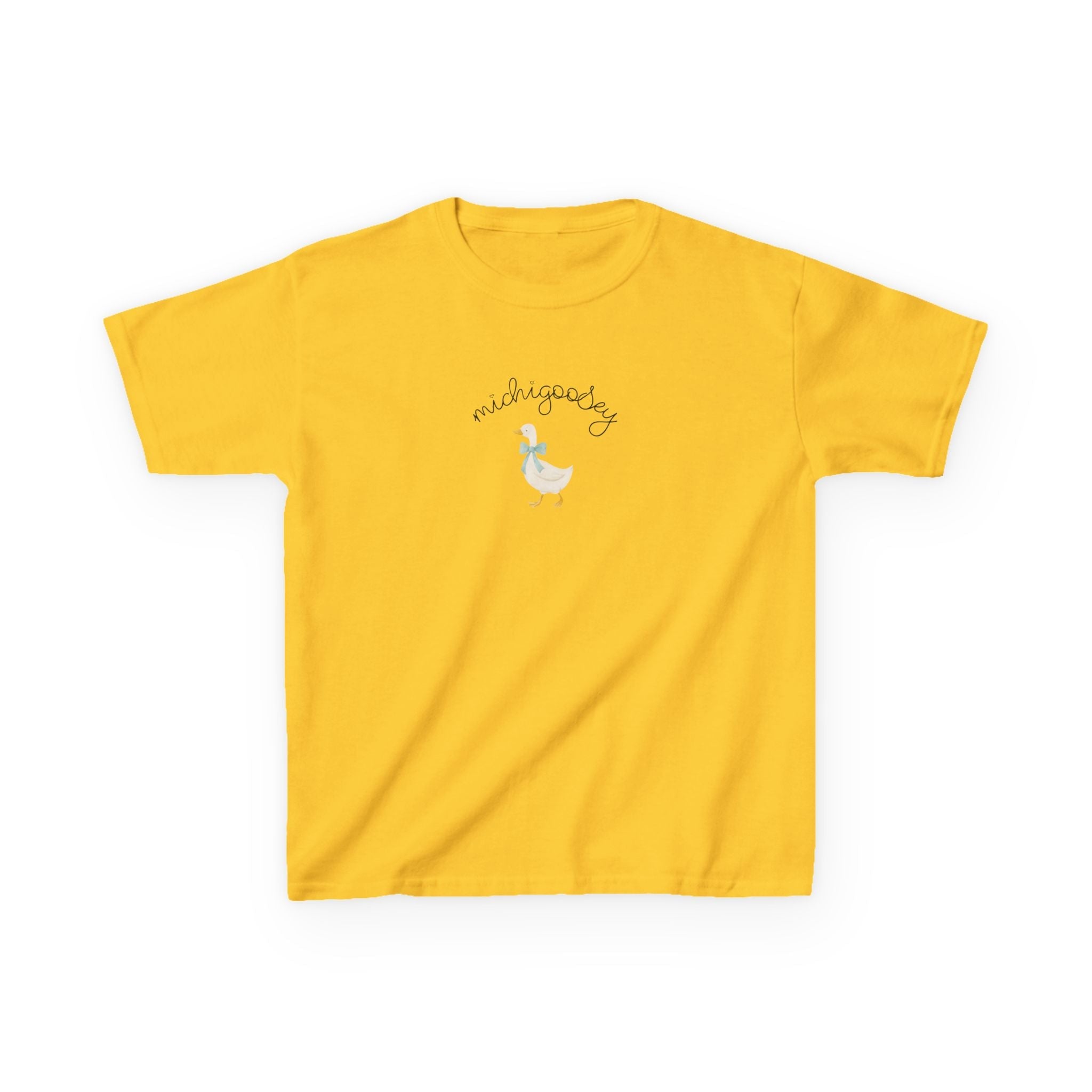 Kids Silly Goose Tee "Michigoosey" Graphic Kids T-Shirt, apparel for Michigan kids Kids clothes La Vie Bien Kids Silly Goose Tee "Michigoosey" Graphic Kids T-Shirt, apparel for Michigan kids