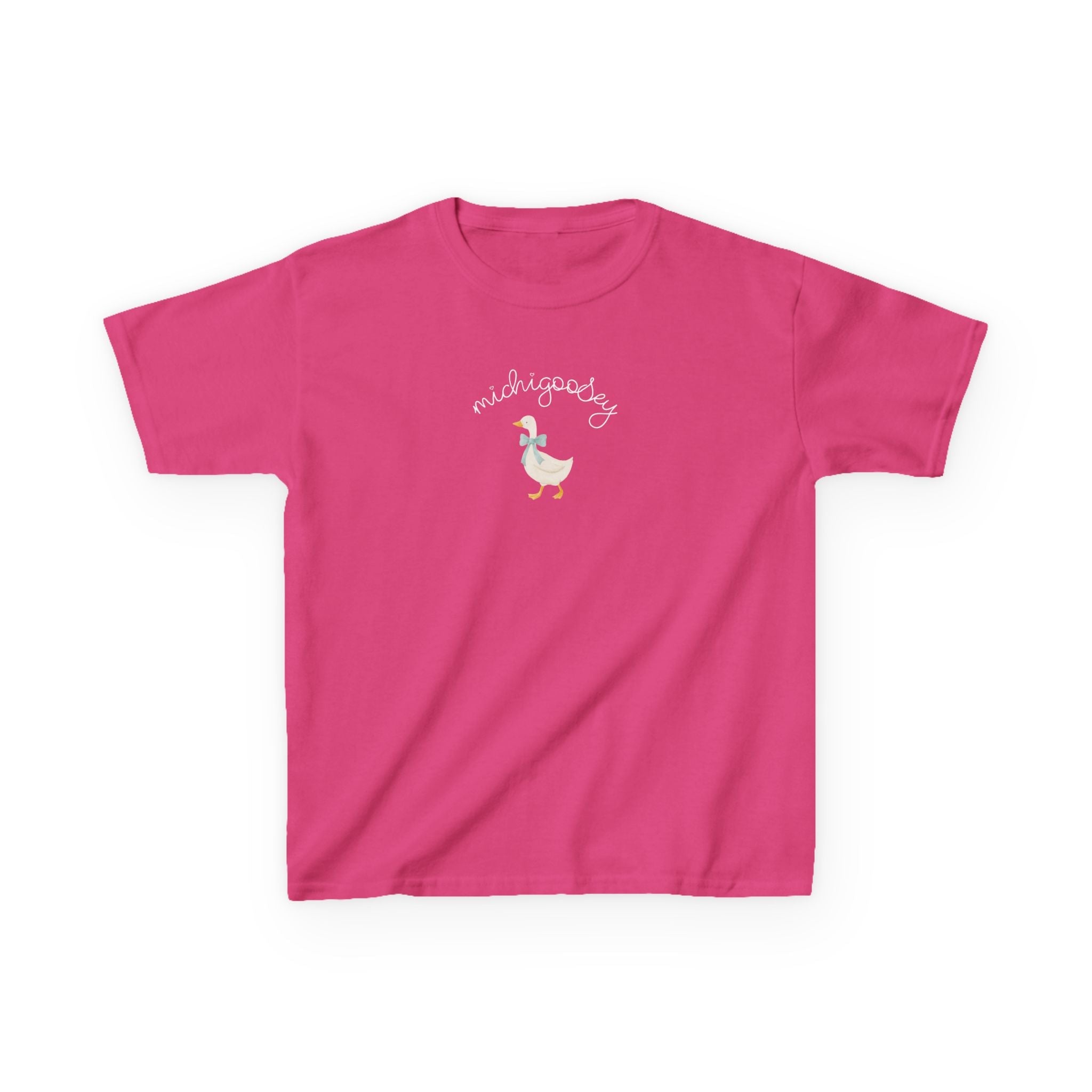 Kids Silly Goose Tee "Michigoosey" Graphic Kids T-Shirt, apparel for Michigan kids Kids clothes La Vie Bien Kids Silly Goose Tee "Michigoosey" Graphic Kids T-Shirt, apparel for Michigan kids