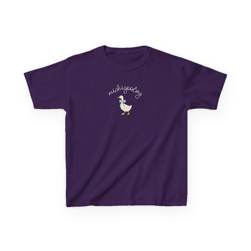 Kids Silly Goose Tee "Michigoosey" Graphic Kids T-Shirt, apparel for Michigan kids Kids clothes La Vie Bien Kids Silly Goose Tee "Michigoosey" Graphic Kids T-Shirt, apparel for Michigan kids