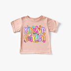 Kindergarten Girl youth and toddler tee by Benny and Ray Apparel
