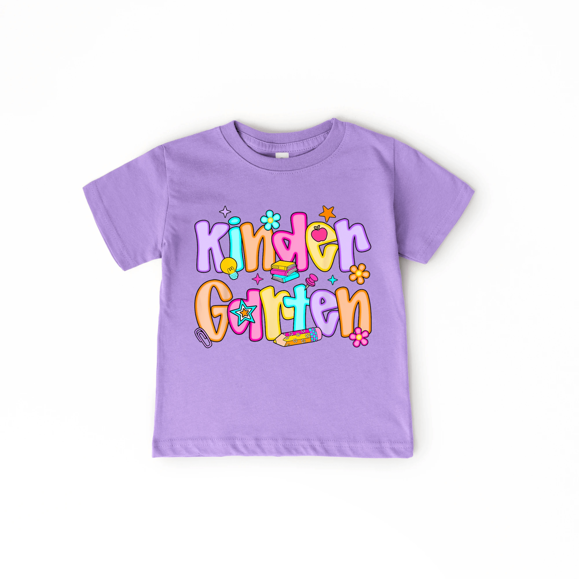 Kindergarten Girl youth and toddler tee by Benny and Ray Apparel