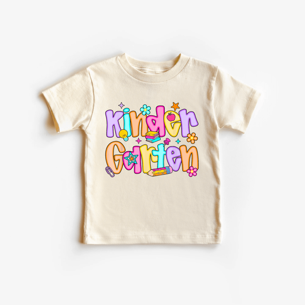 Kindergarten Girl youth and toddler tee by Benny and Ray Apparel