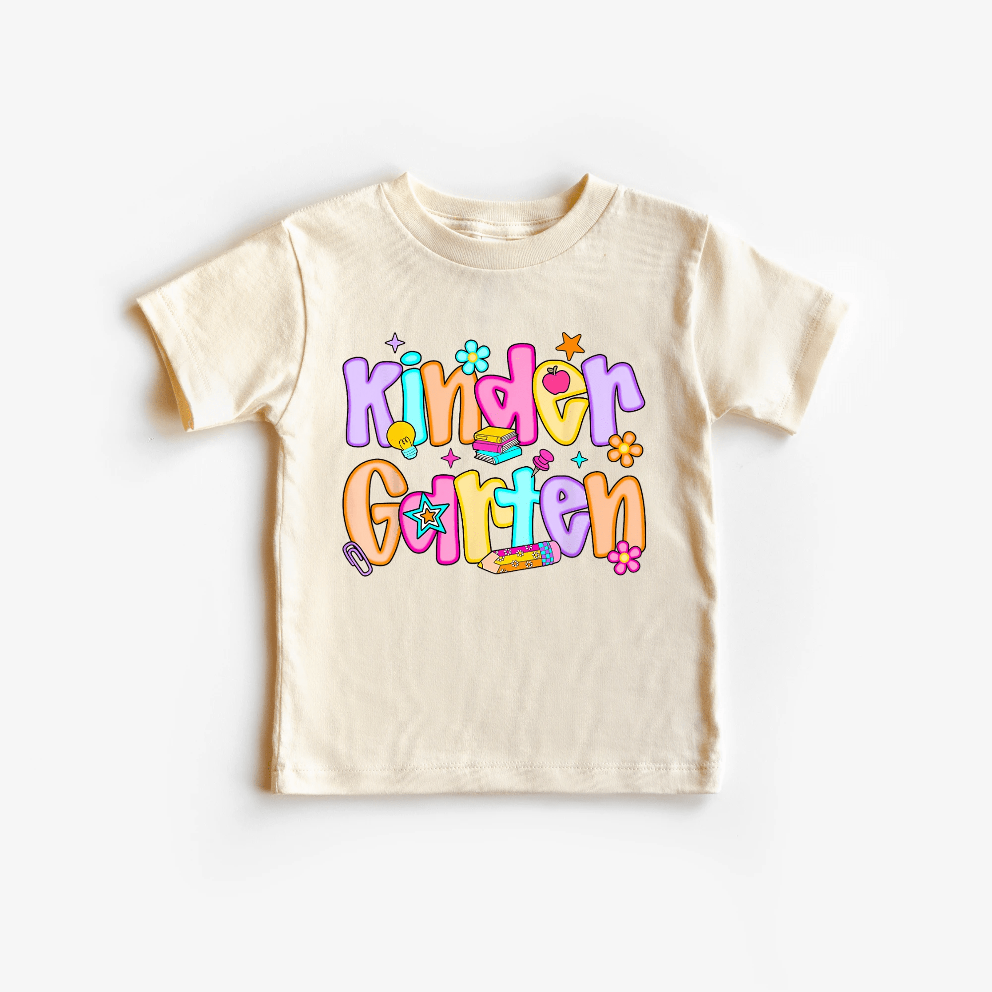 Kindergarten Girl youth and toddler tee by Benny and Ray Apparel