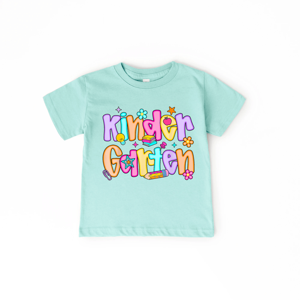 Kindergarten Girl youth and toddler tee by Benny and Ray Apparel
