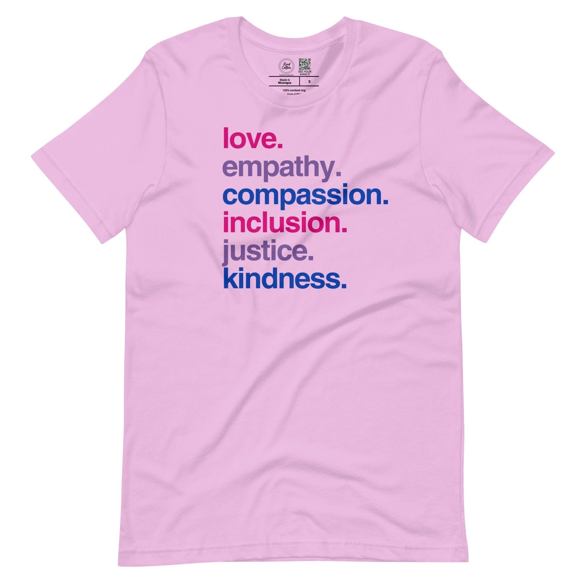 'Kindness Is' Bi Pride Classic Tee by Kind Cotton
