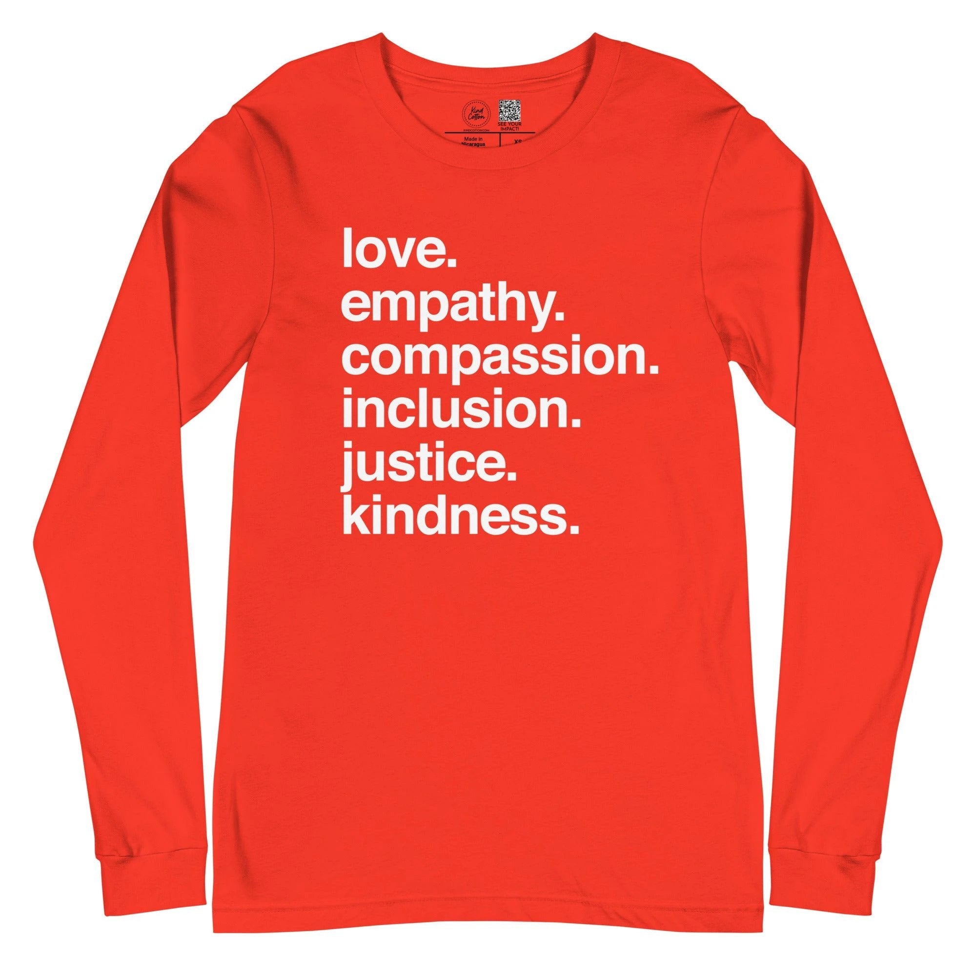 'Kindness Is' Classic Long Sleeve by Kind Cotton