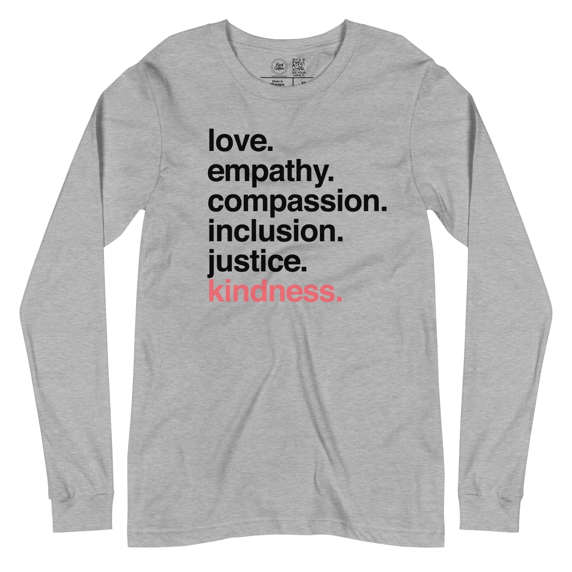 'Kindness Is' Classic Long Sleeve by Kind Cotton