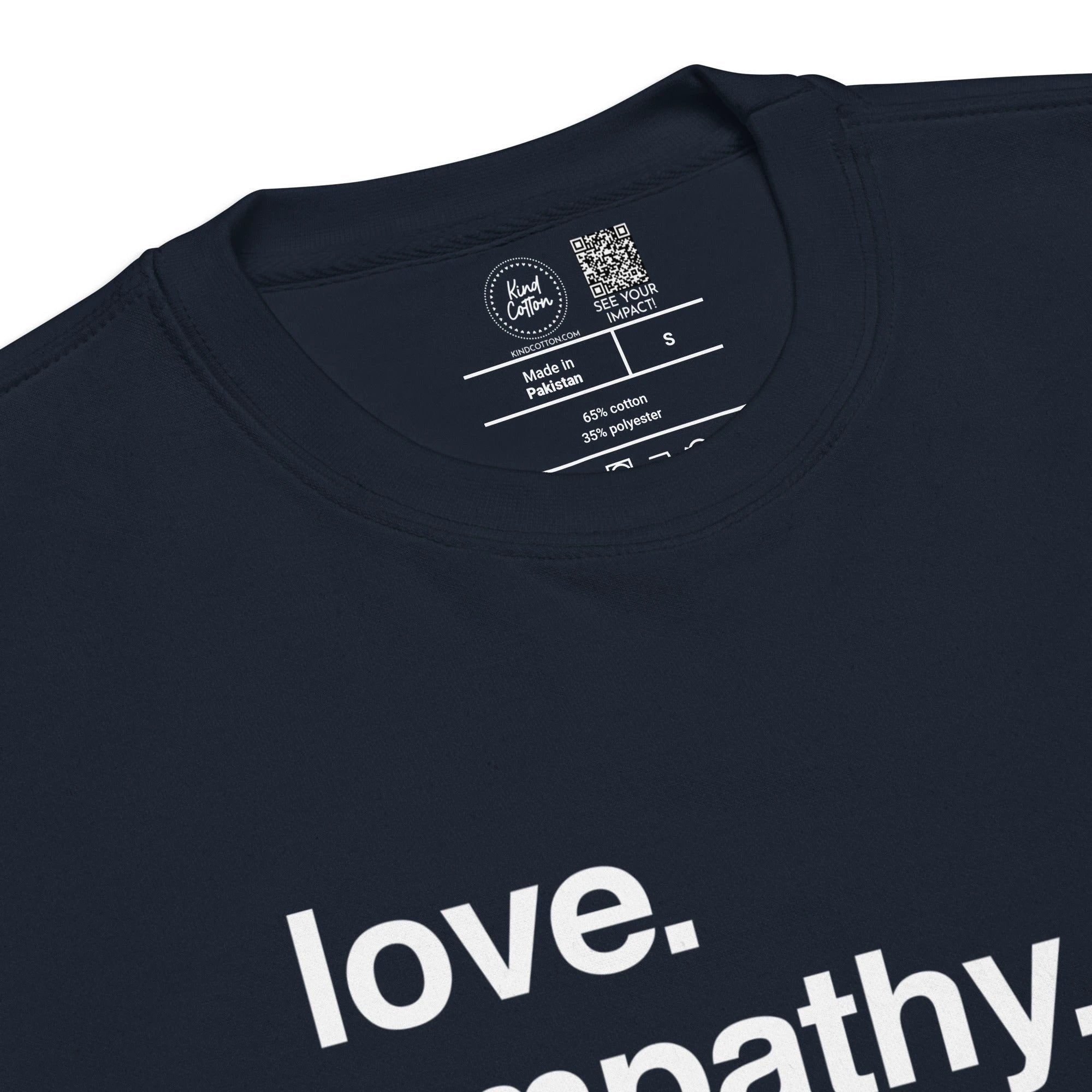 'Kindness Is' Crewneck Sweatshirt by Kind Cotton