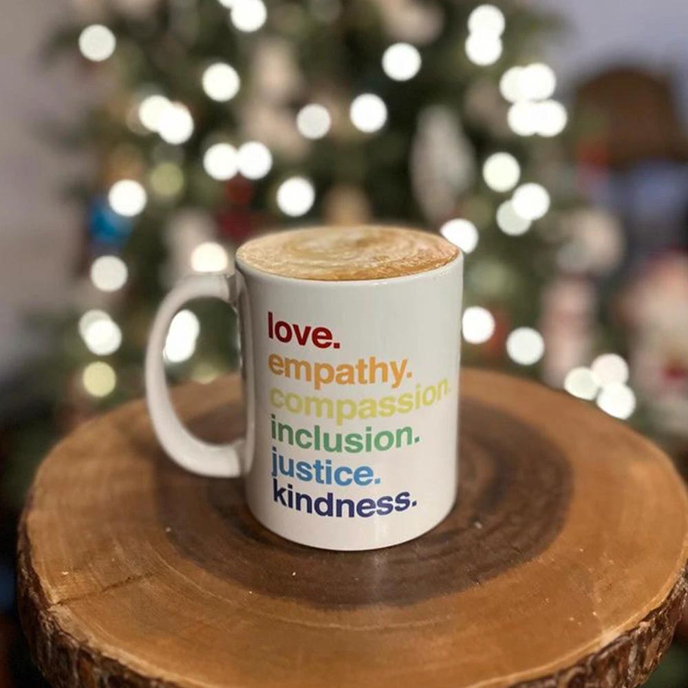 'Kindness Is' Pride Coffee Mug by Kind Cotton