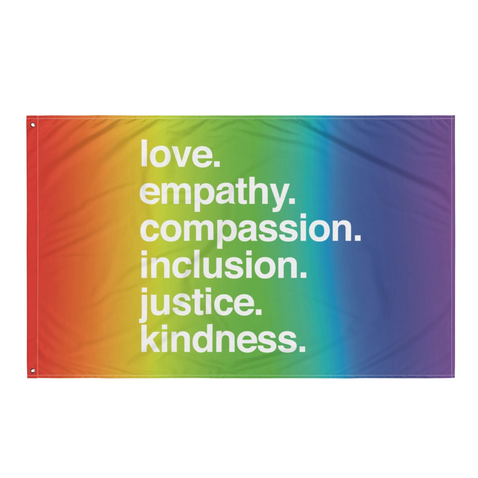 'Kindness Is' Pride Flag by Kind Cotton