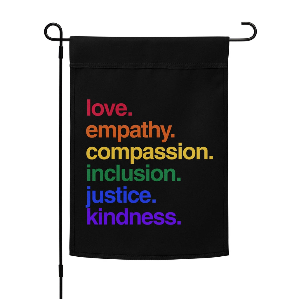'Kindness Is' Pride Garden Flag by Kind Cotton