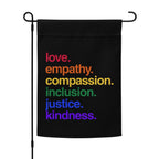 'Kindness Is' Pride Garden Flag by Kind Cotton