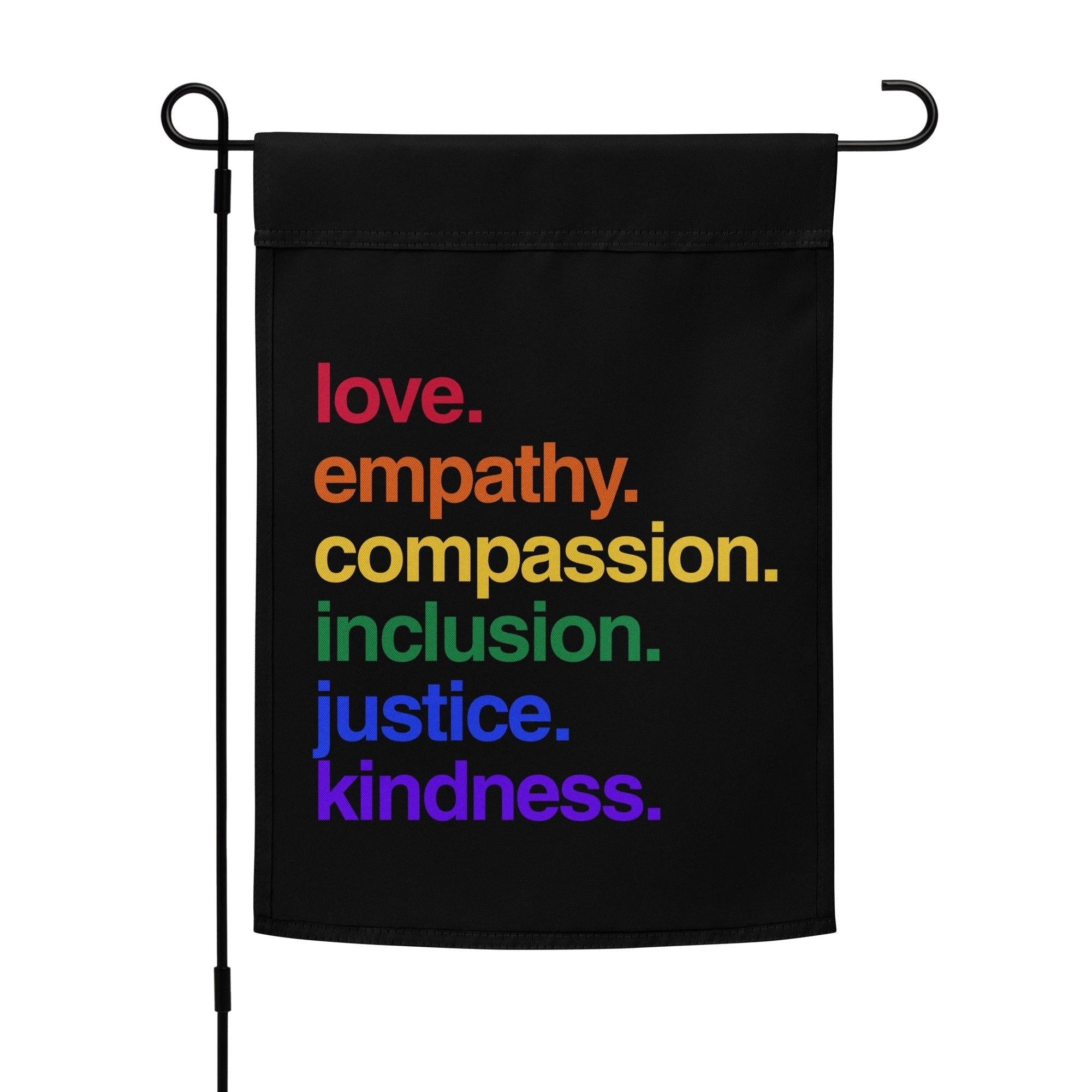'Kindness Is' Pride Garden Flag by Kind Cotton