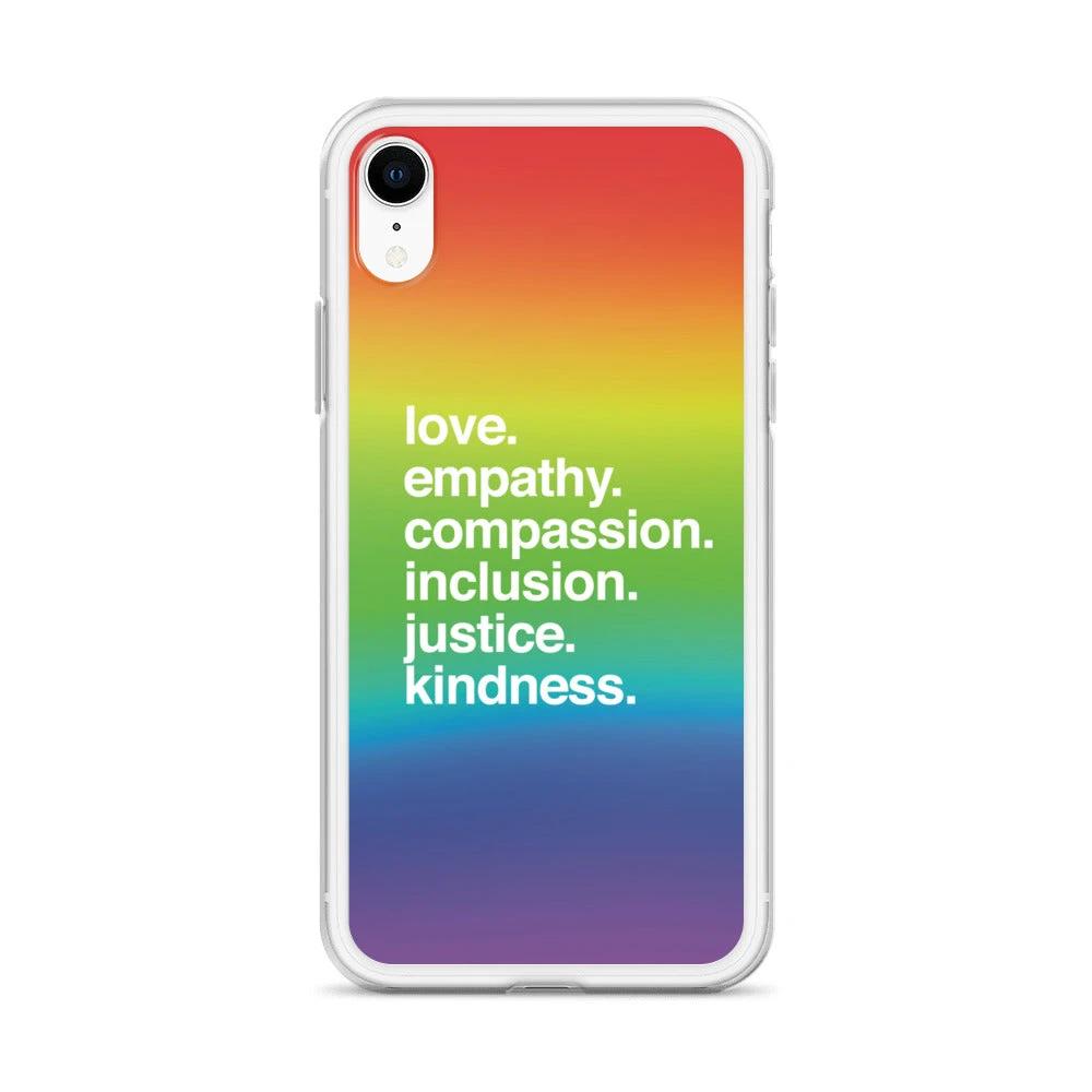 'Kindness Is' Pride iPhone Case by Kind Cotton