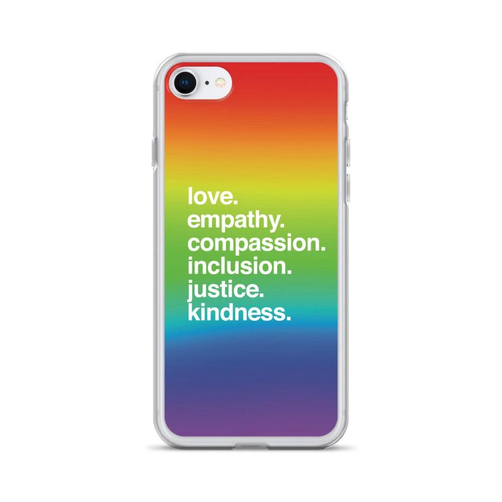 'Kindness Is' Pride iPhone Case by Kind Cotton