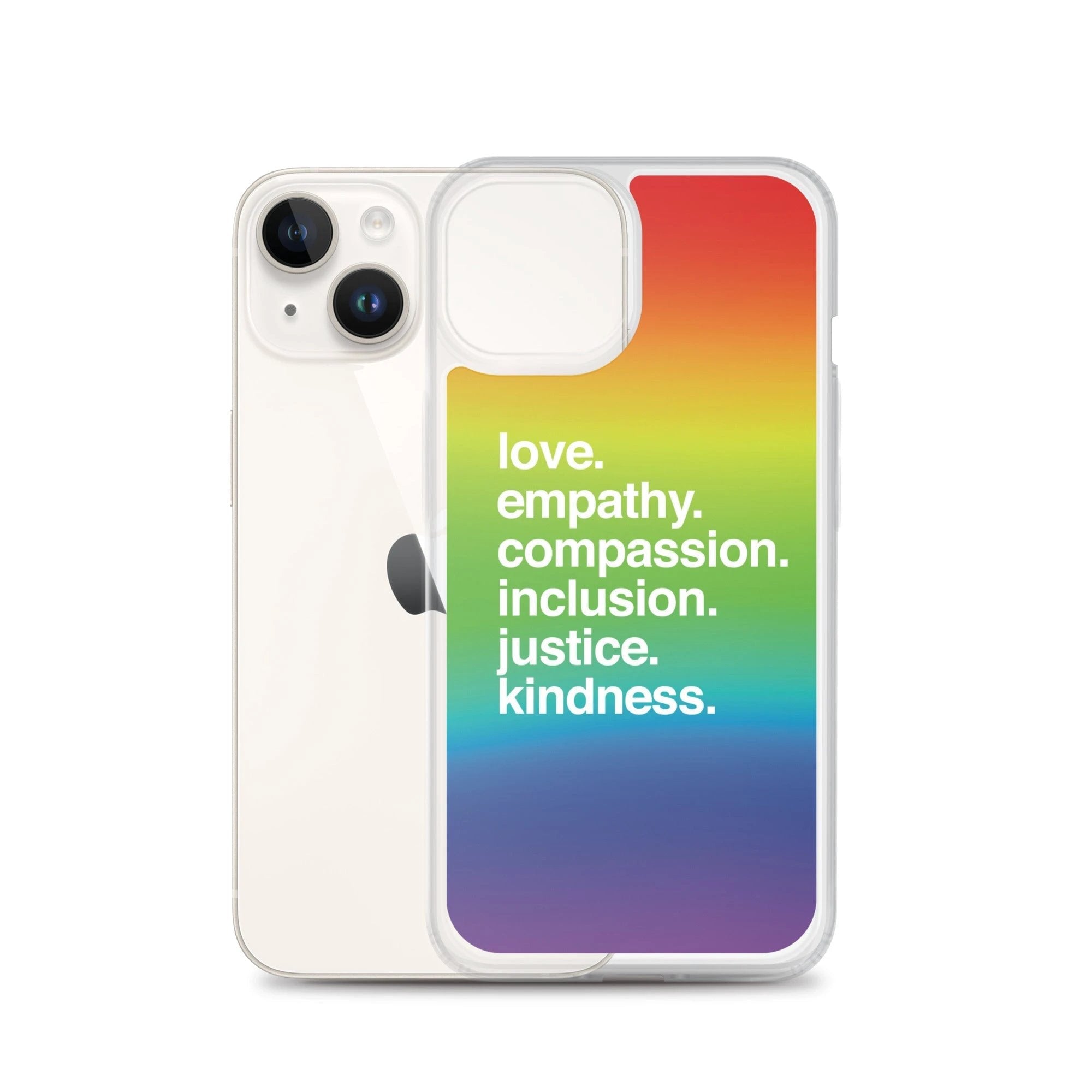 'Kindness Is' Pride iPhone Case by Kind Cotton