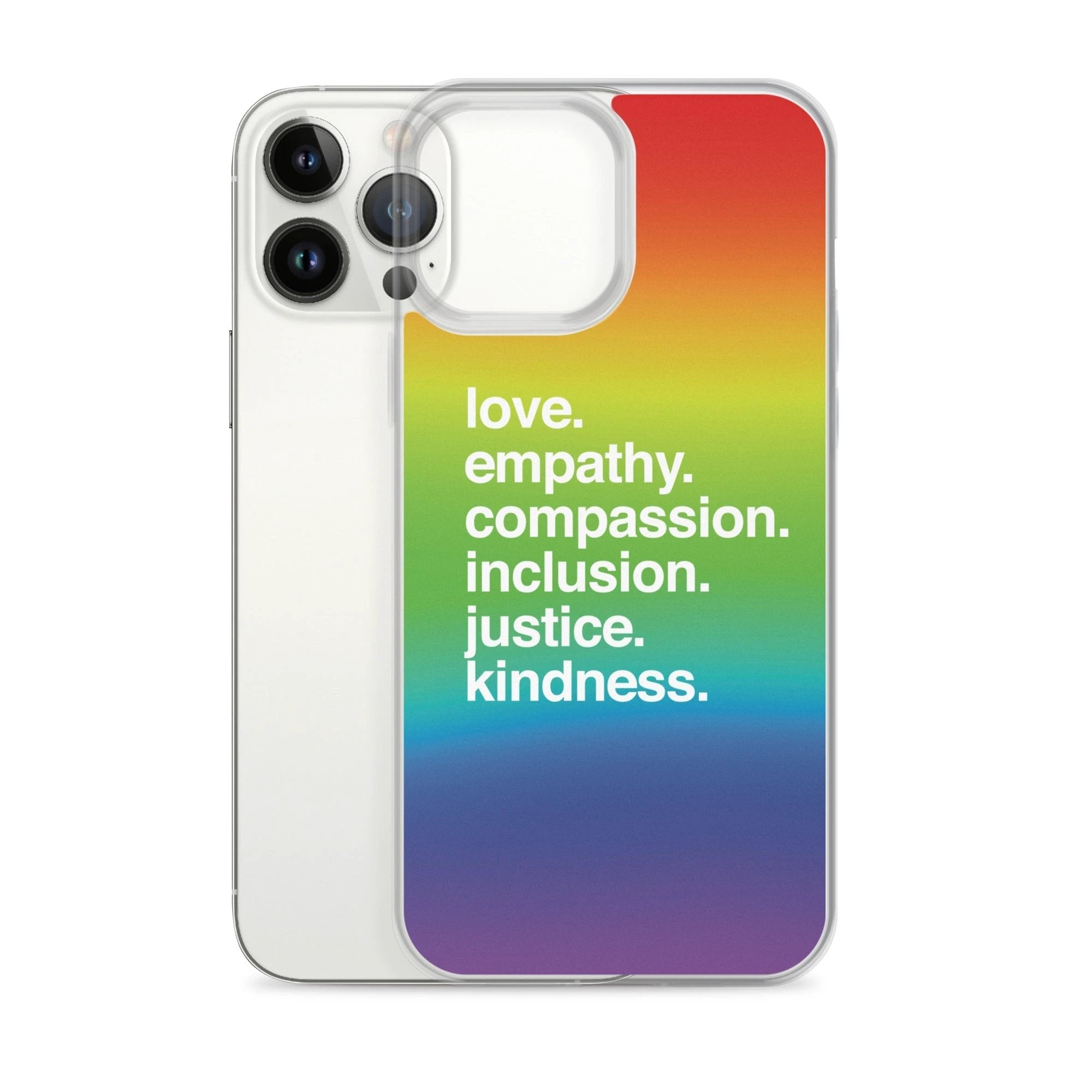 'Kindness Is' Pride iPhone Case by Kind Cotton