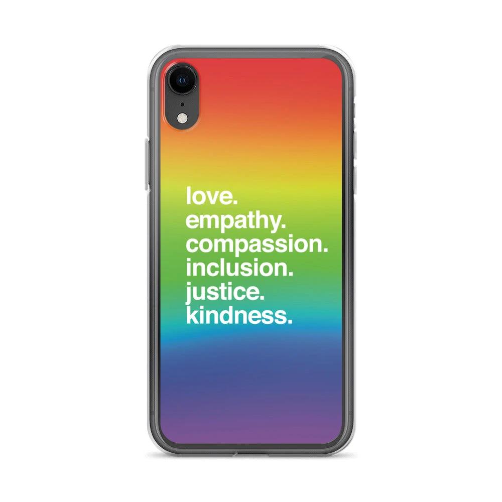'Kindness Is' Pride iPhone Case by Kind Cotton