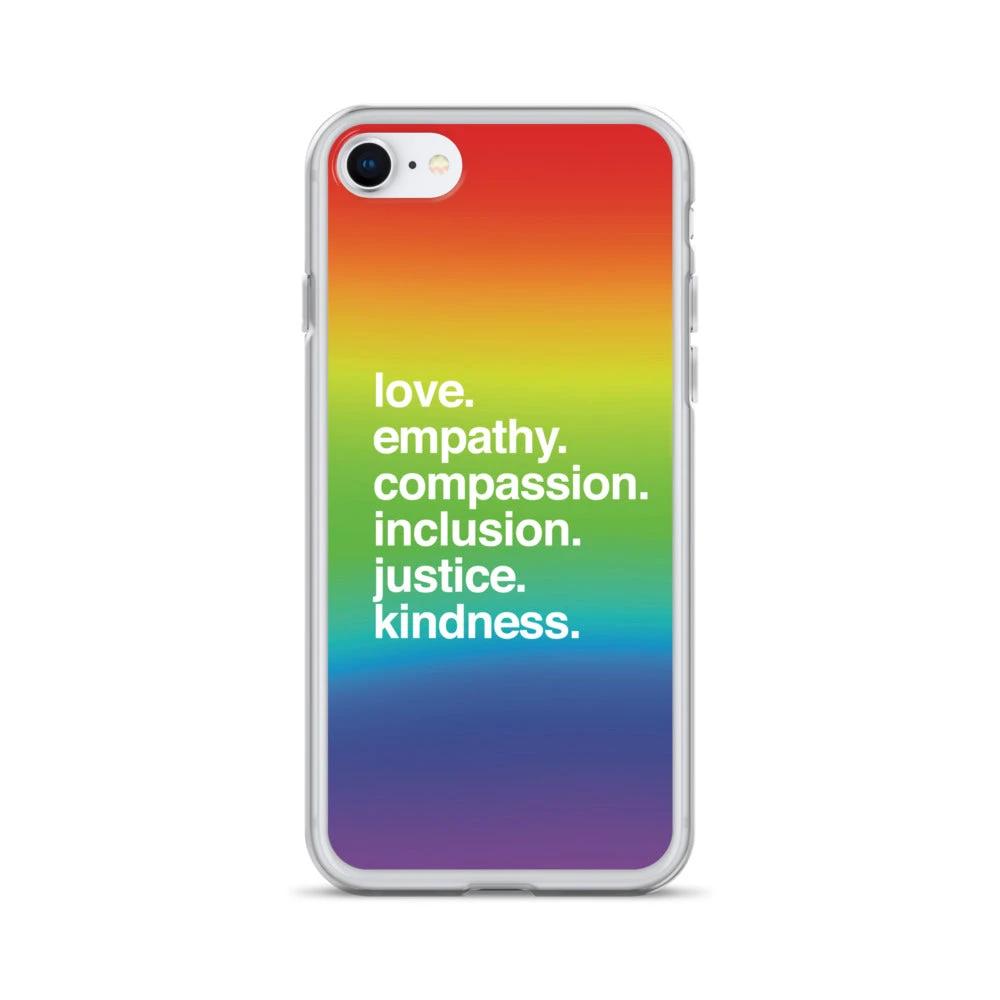 'Kindness Is' Pride iPhone Case by Kind Cotton