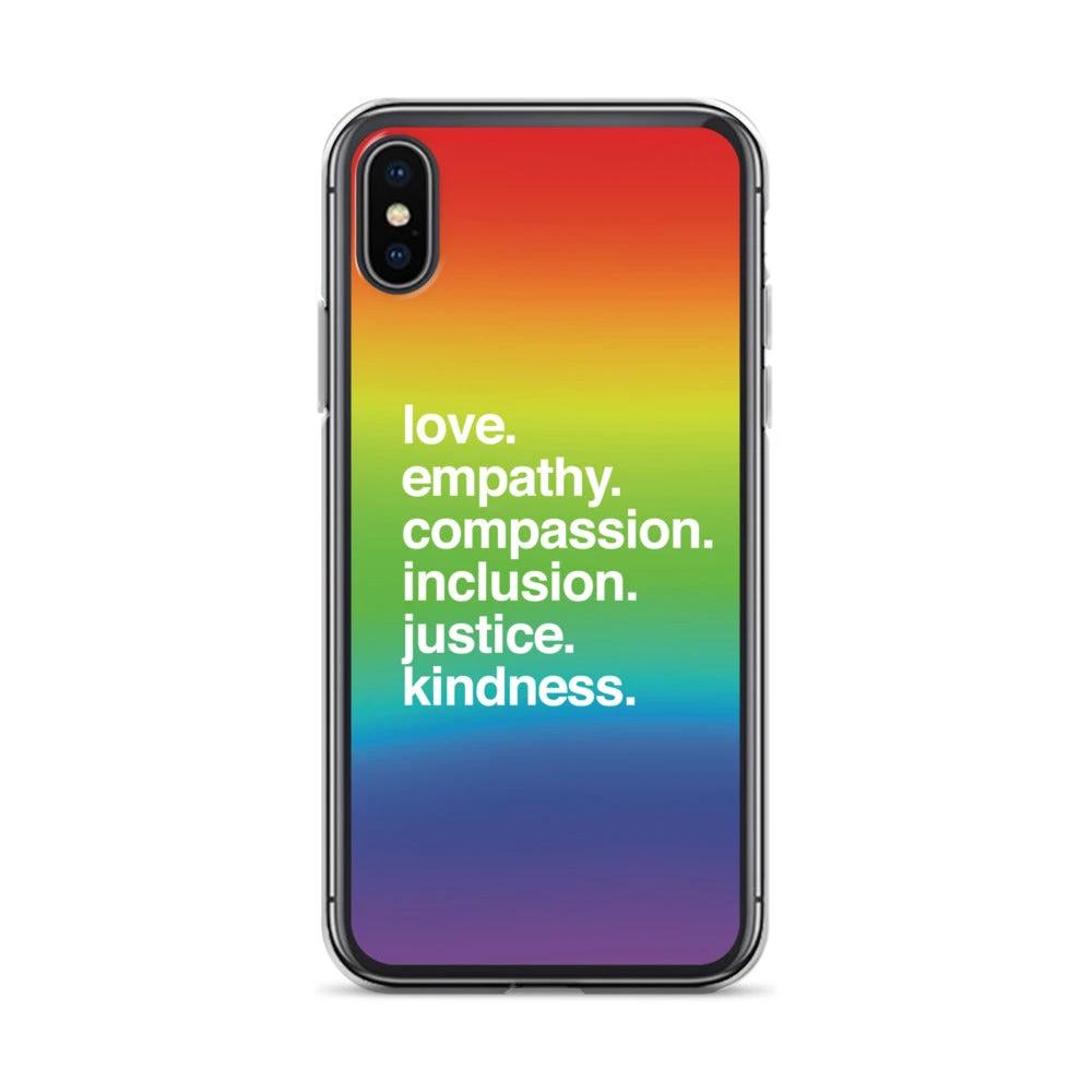 'Kindness Is' Pride iPhone Case by Kind Cotton