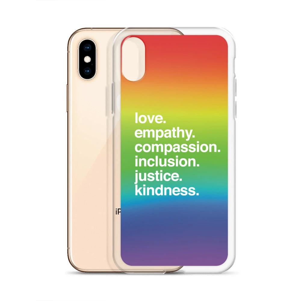 'Kindness Is' Pride iPhone Case by Kind Cotton