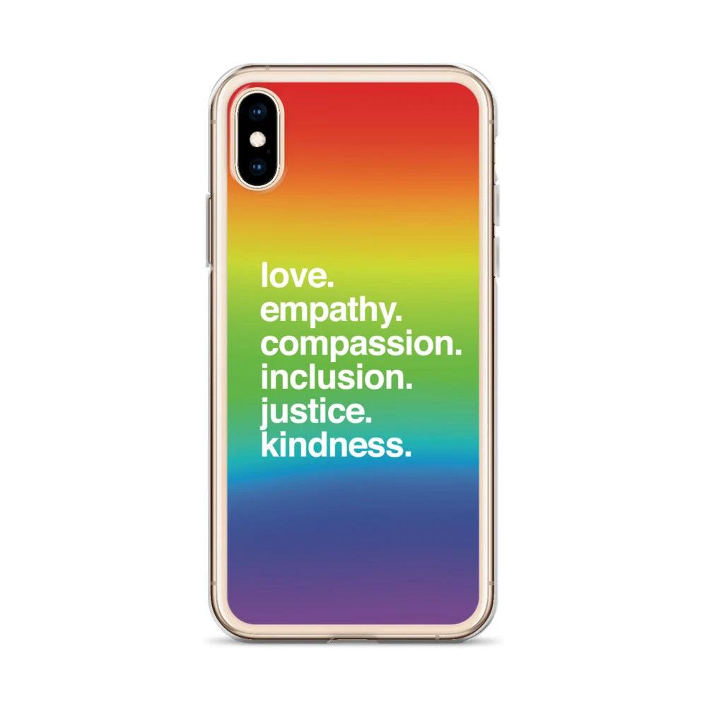 'Kindness Is' Pride iPhone Case by Kind Cotton