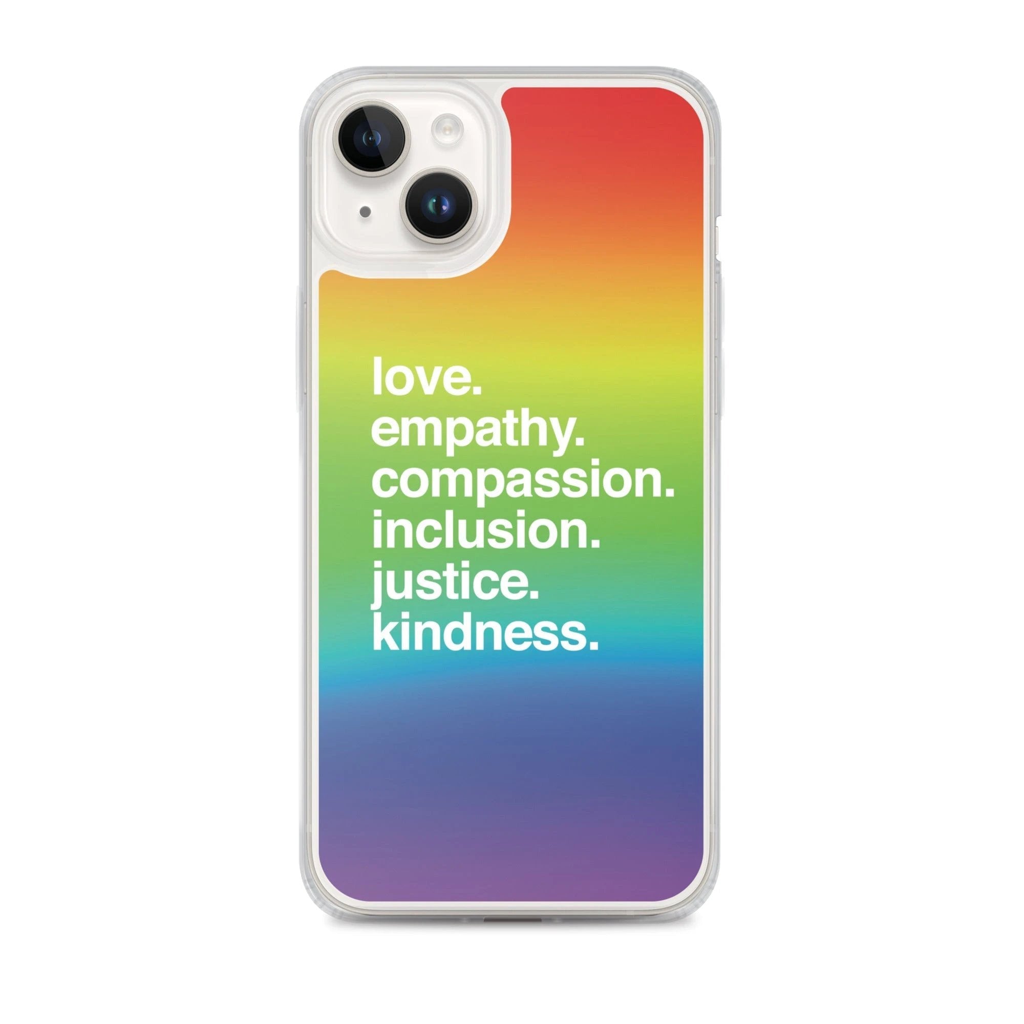 'Kindness Is' Pride iPhone Case by Kind Cotton
