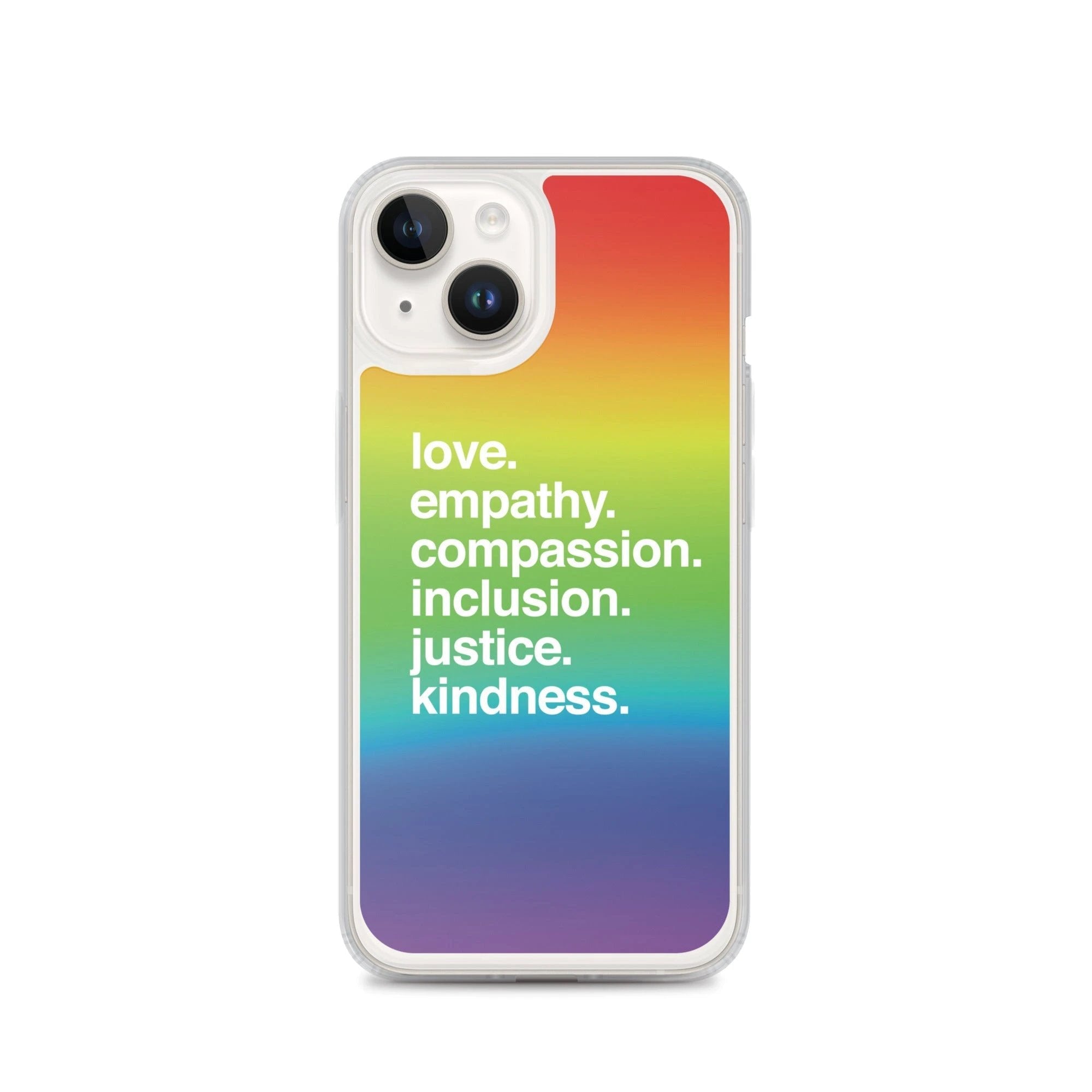 'Kindness Is' Pride iPhone Case by Kind Cotton