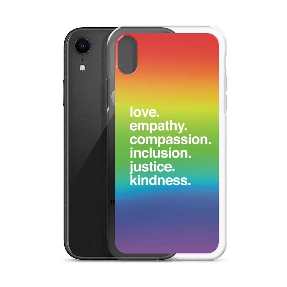 'Kindness Is' Pride iPhone Case by Kind Cotton