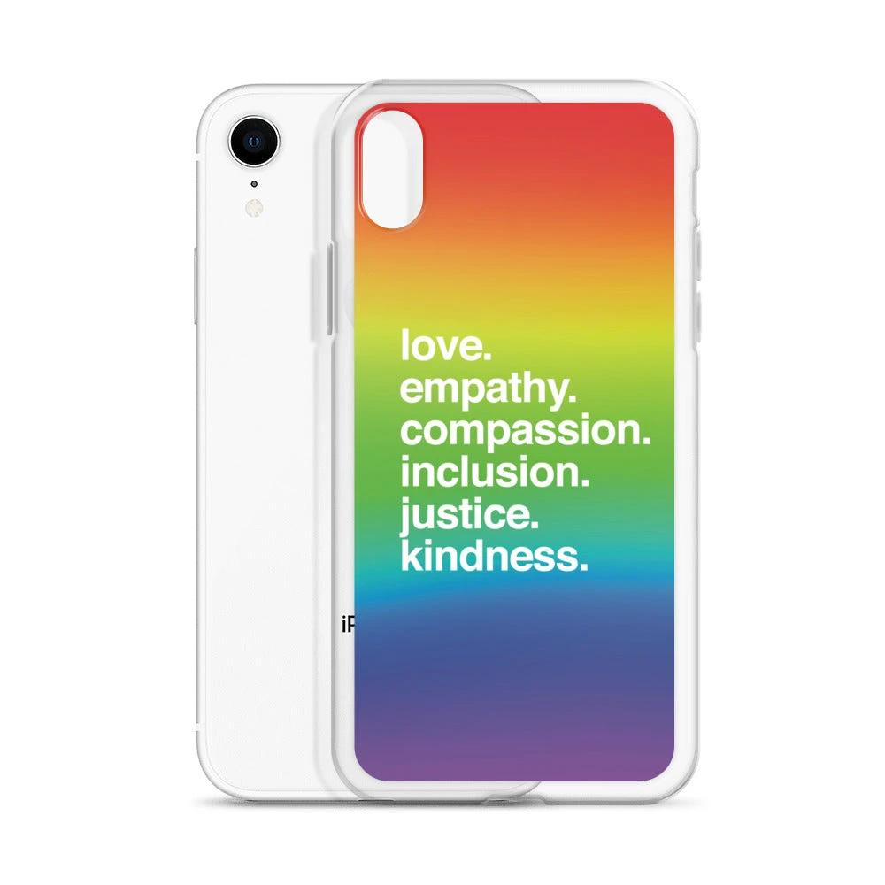 'Kindness Is' Pride iPhone Case by Kind Cotton
