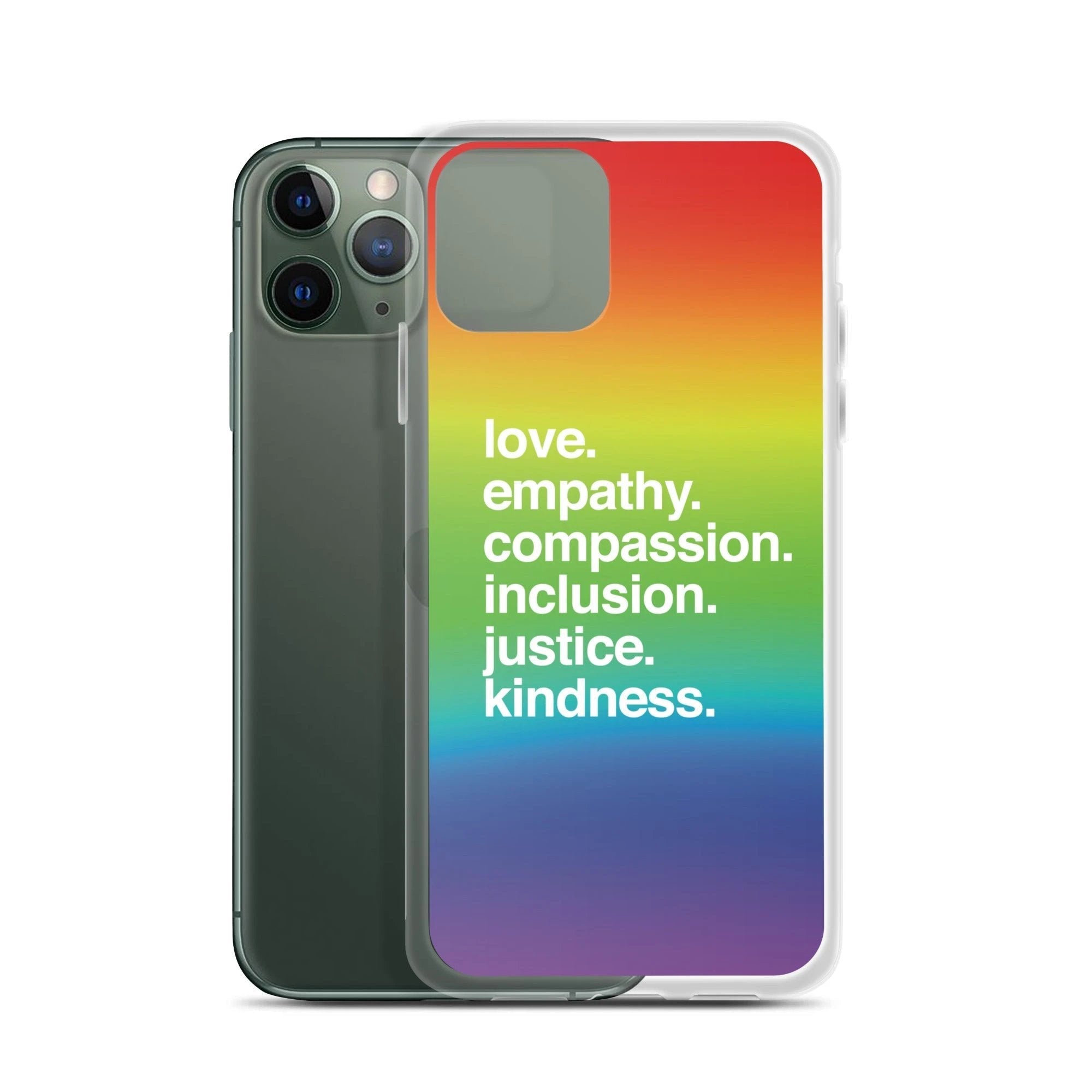 'Kindness Is' Pride iPhone Case by Kind Cotton