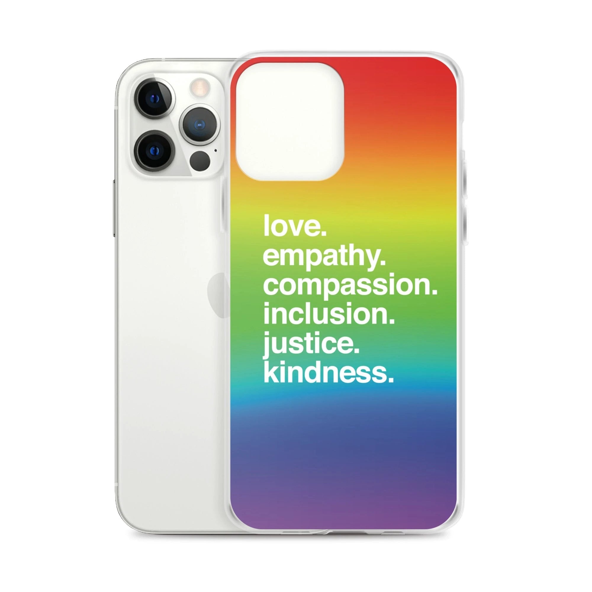 'Kindness Is' Pride iPhone Case by Kind Cotton