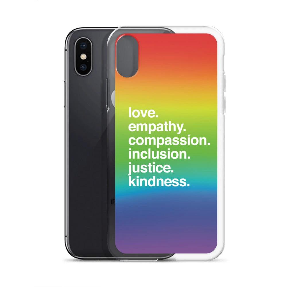 'Kindness Is' Pride iPhone Case by Kind Cotton