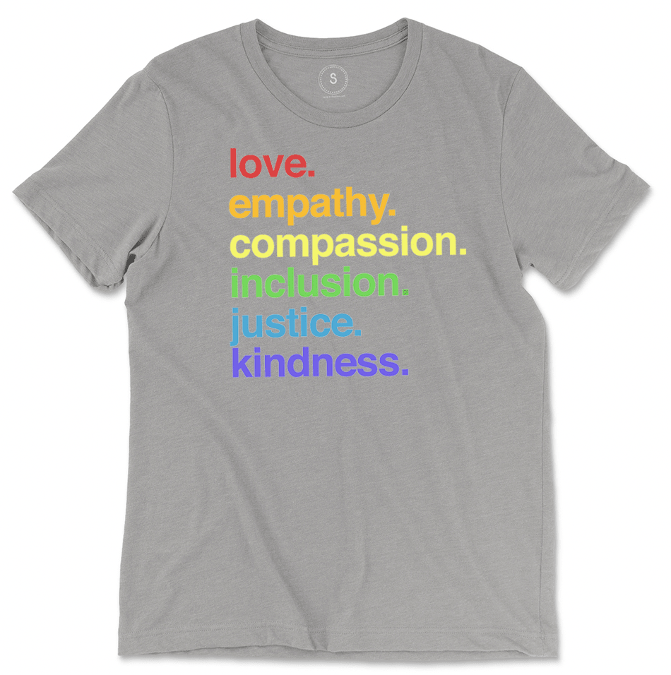 'Kindness Is' Pride Kids Tee shirts La Vie Bien 'Kindness Is' Pride Kids Tee
