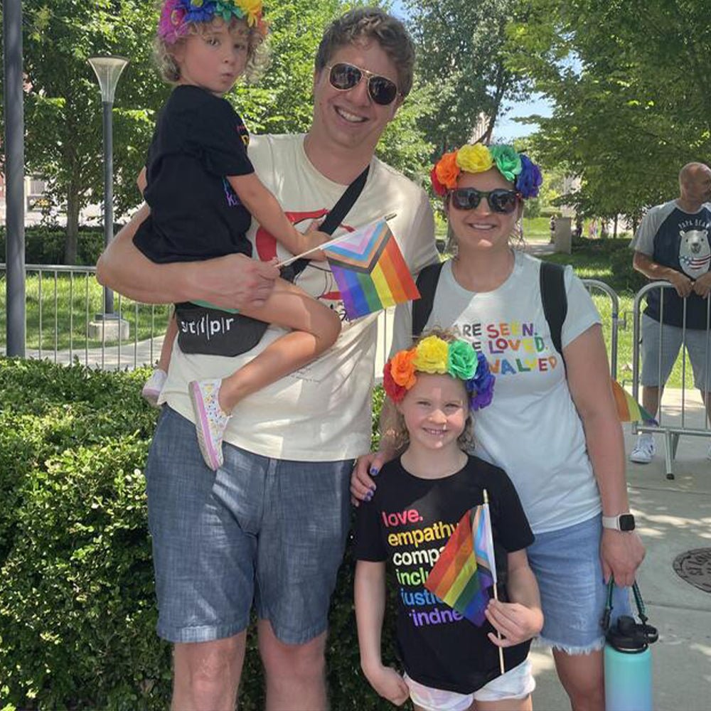 'Kindness Is' Pride Kids Tee shirts La Vie Bien 'Kindness Is' Pride Kids Tee