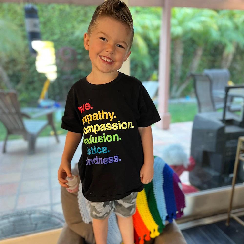 'Kindness Is' Pride Kids Tee by Kind Cotton