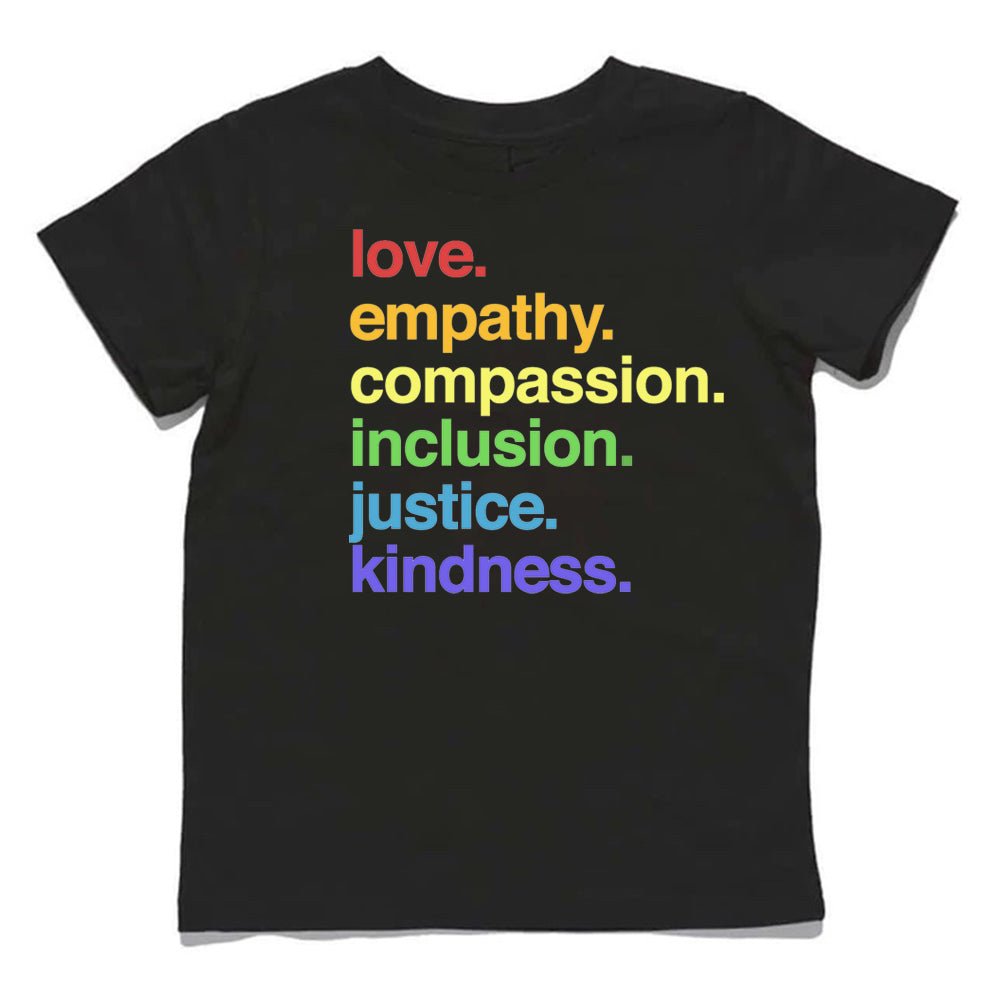 'Kindness Is' Pride Kids Tee shirts La Vie Bien 'Kindness Is' Pride Kids Tee