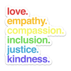 'Kindness Is' Pride Magnet China La Vie Bien 'Kindness Is' Pride Magnet