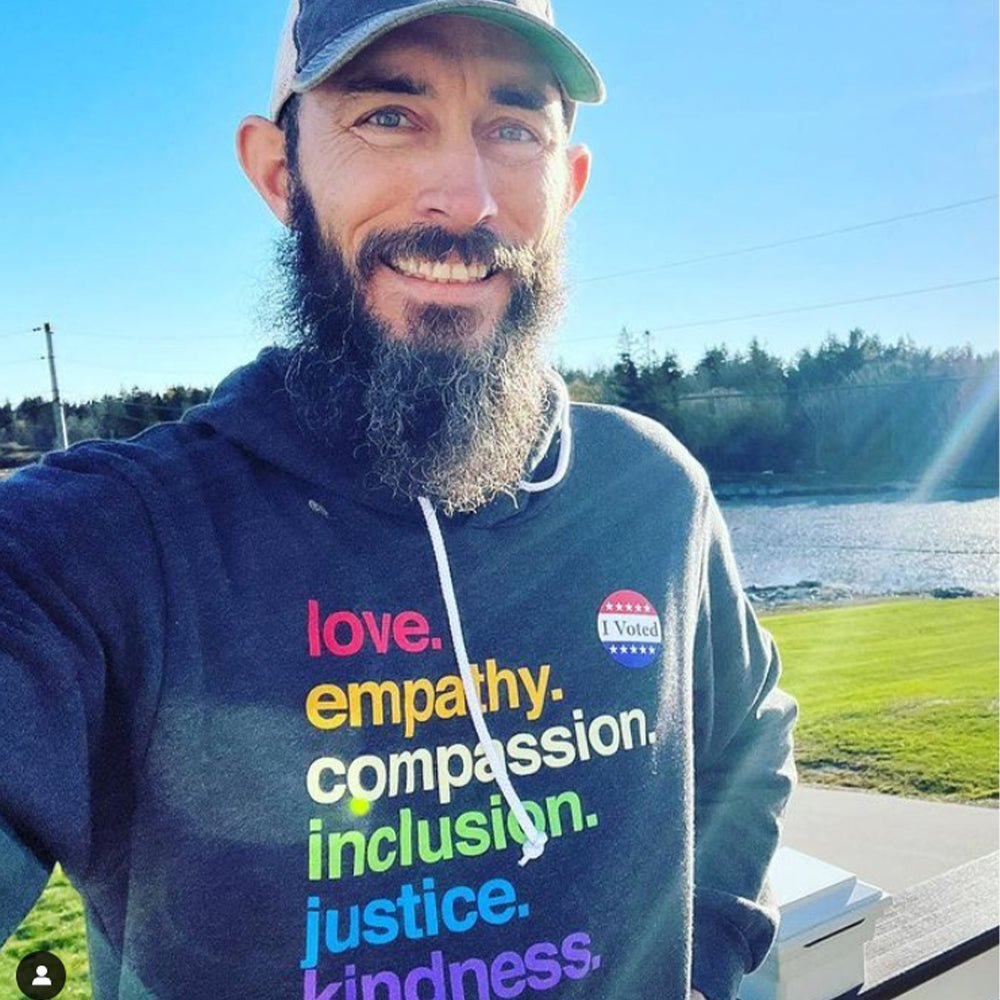 'Kindness Is' Pride Pullover Fleece shirts La Vie Bien 'Kindness Is' Pride Pullover Fleece