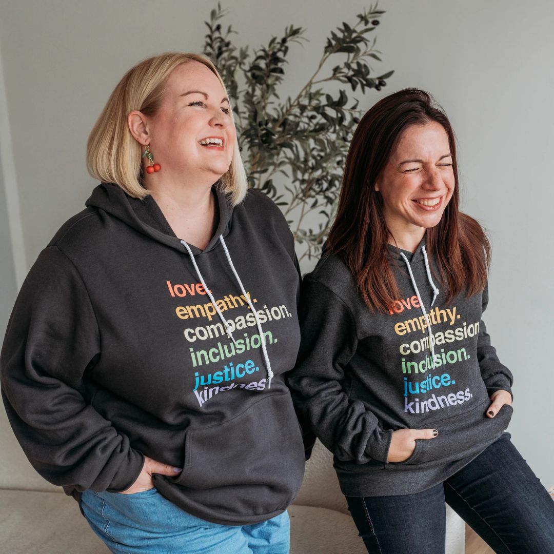 'Kindness Is' Pride Pullover Fleece shirts La Vie Bien 'Kindness Is' Pride Pullover Fleece