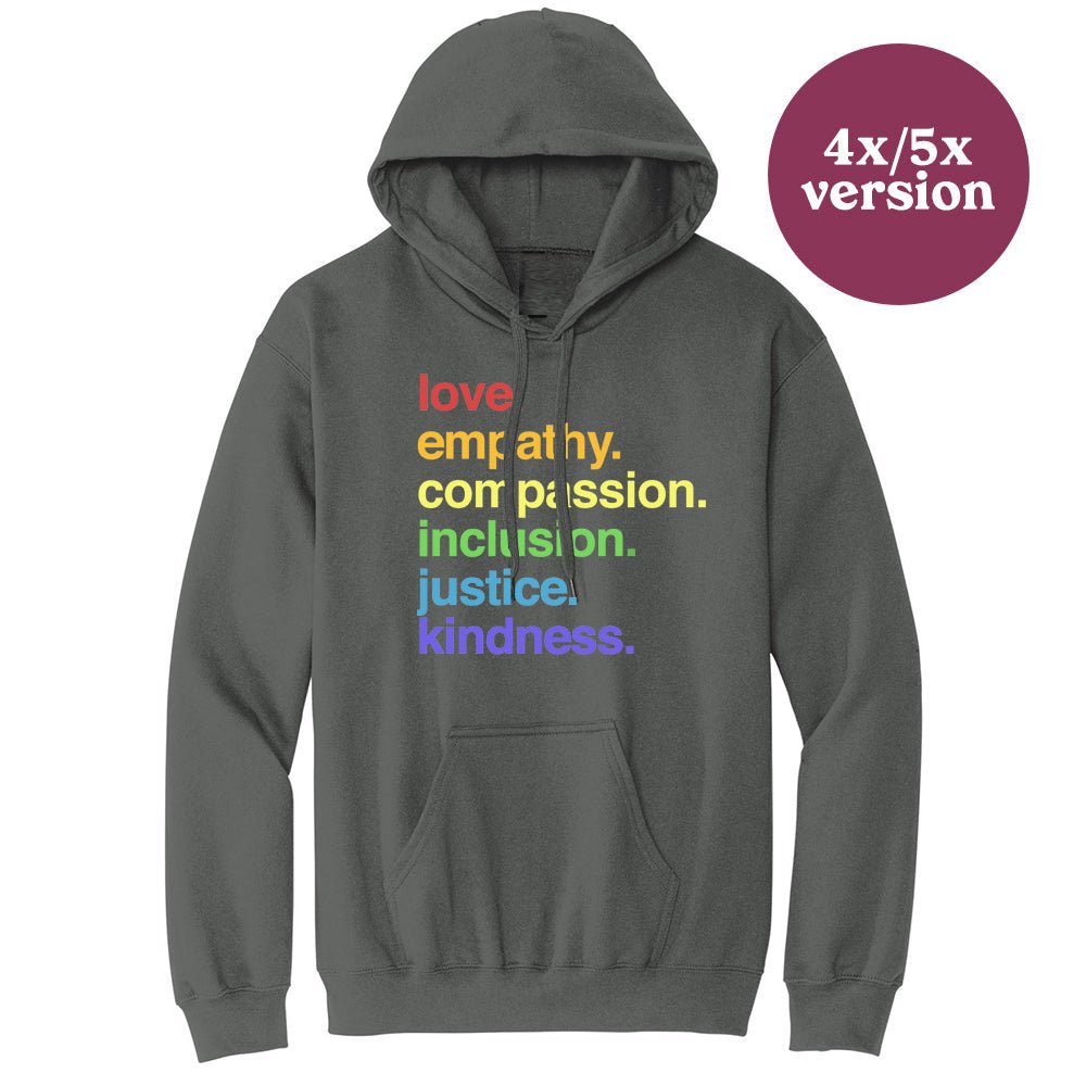 'Kindness Is' Pride Pullover Fleece shirts La Vie Bien 'Kindness Is' Pride Pullover Fleece